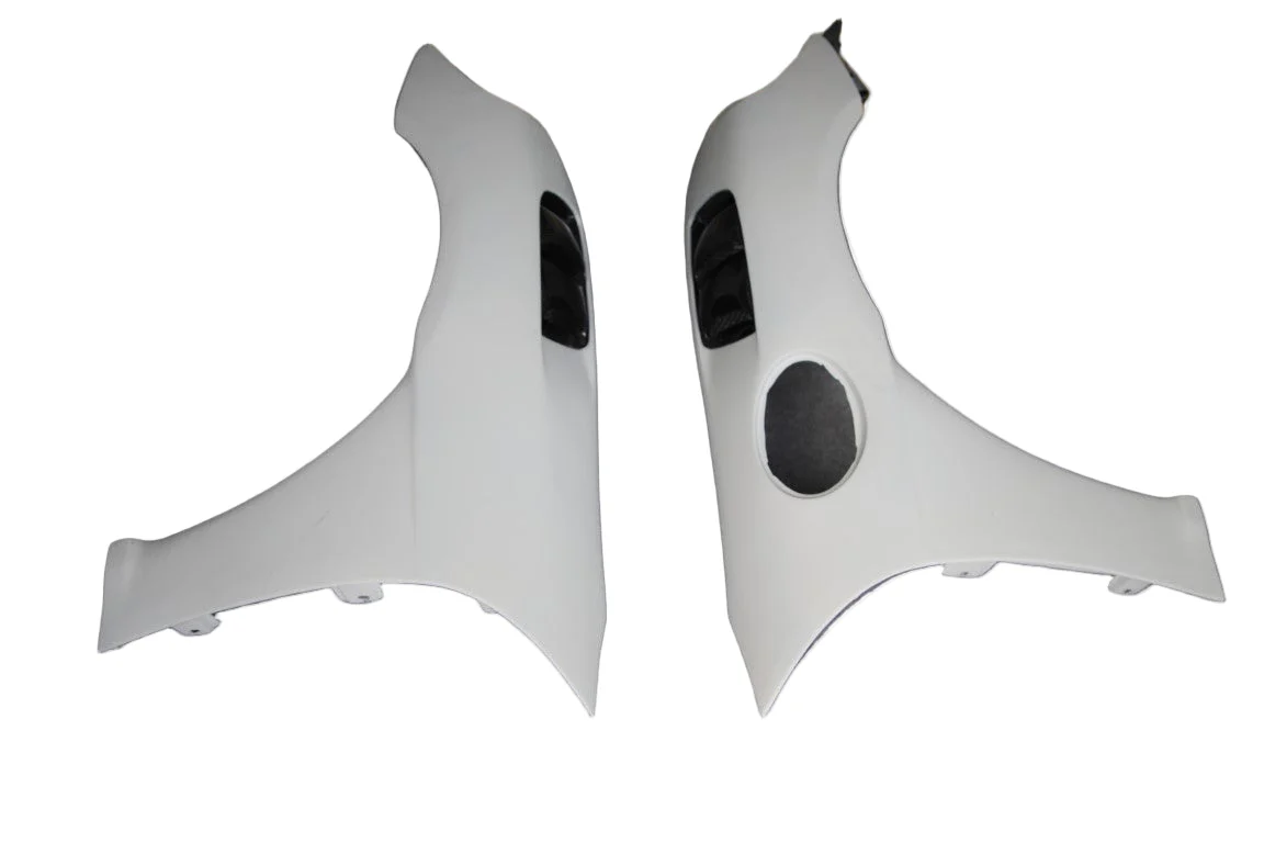 Dupont Tech GT4RS Style Front Fenders for Porsche 718 982 2017-2025 Partial Carbon Fiber/FRP