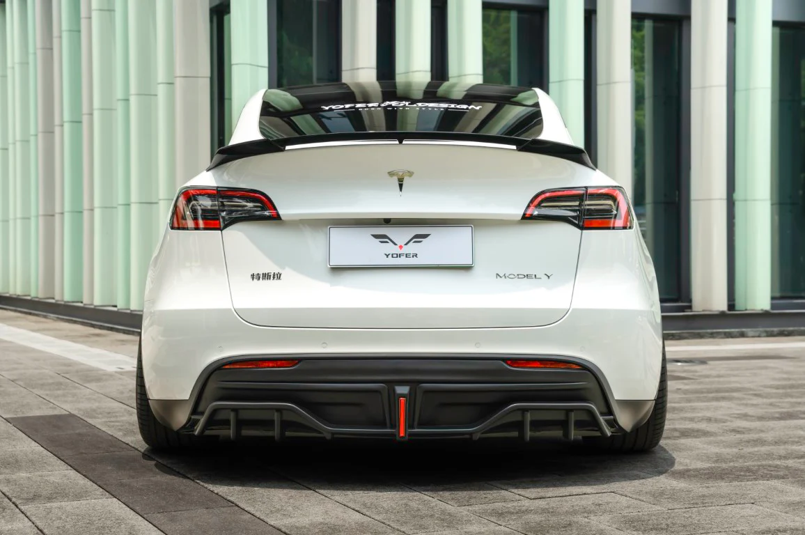 Yofer USA V2 Rear Lip Spoiler for Tesla?Model Y / Performance 2020-2025 PP