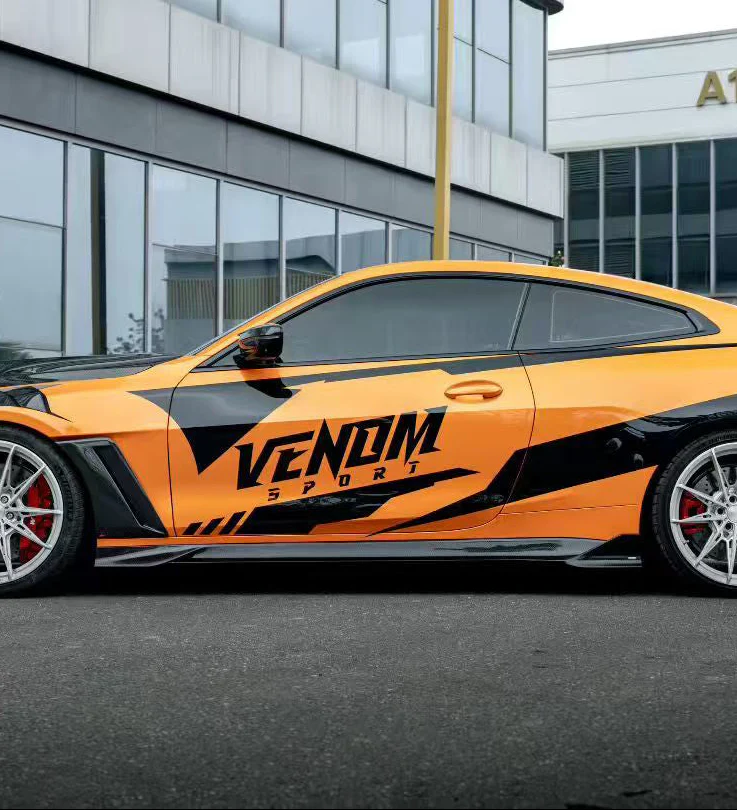 ArmorExtend Venom Sport Series Side Skirts for BMW M4 G82 G83 Dry Pre-preg Carbon Carbon Fiber