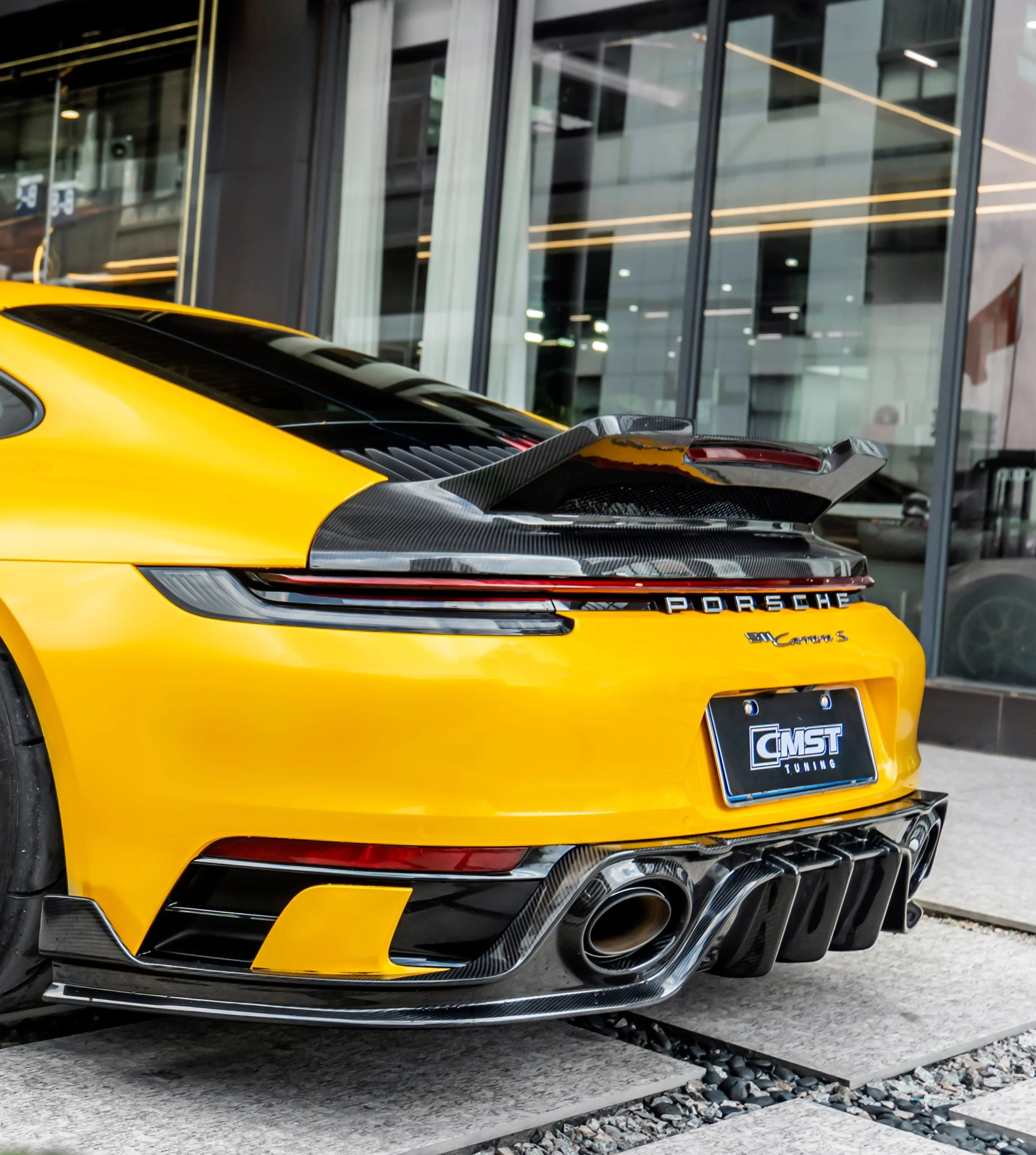 CMST Tuning Ducktail Spoiler for Porsche 911 992 992.1 Carrera Base/GTS Carbon Fiber/FRP