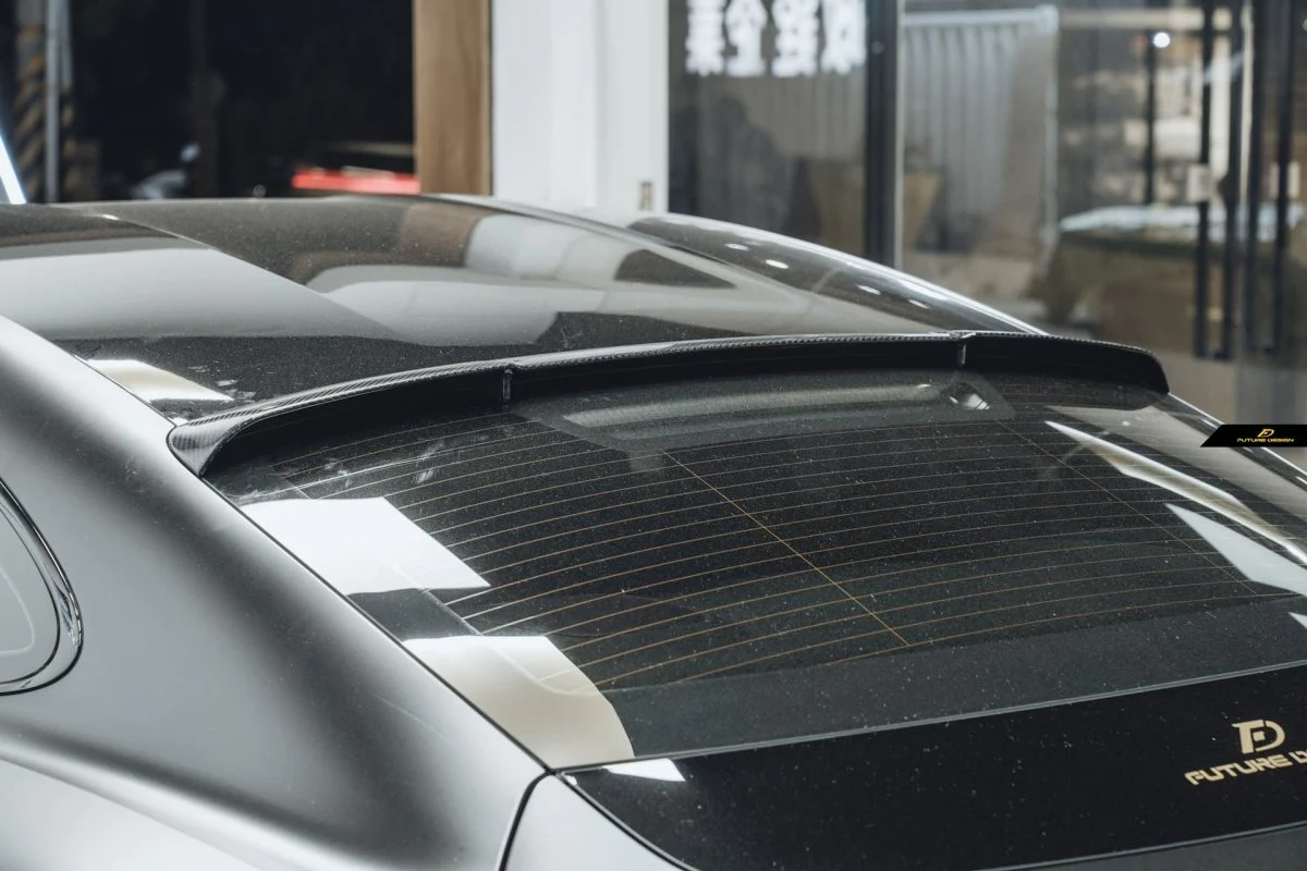 Future Design FD Carbon Fiber ROOF SPOILER for Porsche Taycan Base & 4S & Turbo & Turbo S