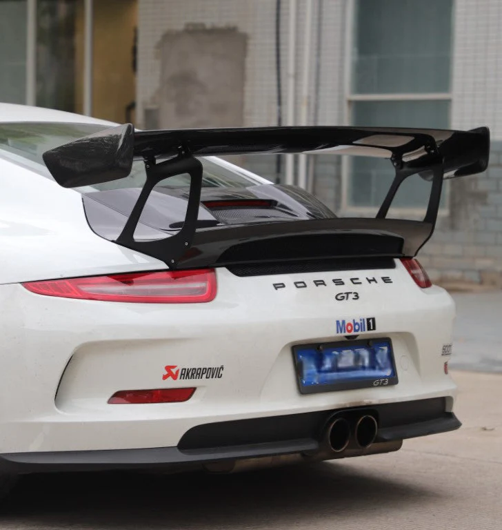 Dupont Tech GT2RS Style Rear Wing for Porsche 991.1 991.2 2012-2019 Dry Pre-preg Carbon Fiber