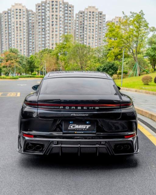 CMST Tuning Rear Diffuser & Canards for Porsche Panamera 976 4S E-Hybird GTS Turbo Carbon Fiber/FRP