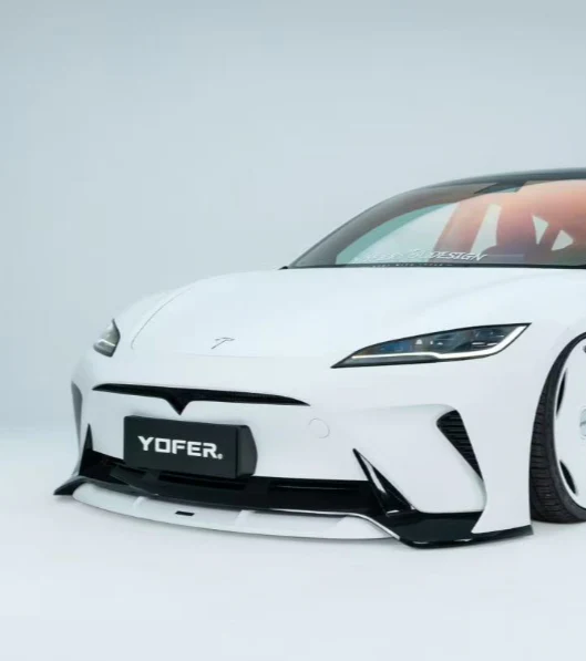 Yofer USA Loong Flames Max Front Bumper for Tesla Model 3 Highland / Performance 2024-ON PP & ABS