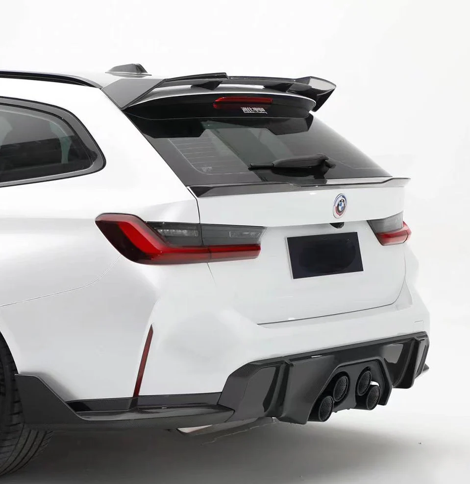 Geex Village Hommage+ Rear Spoiler for BMW M3CS/C G81 2021-ON & 3 Series M340i G21 2019-ON Dry Pre-preg Carbon Fiber