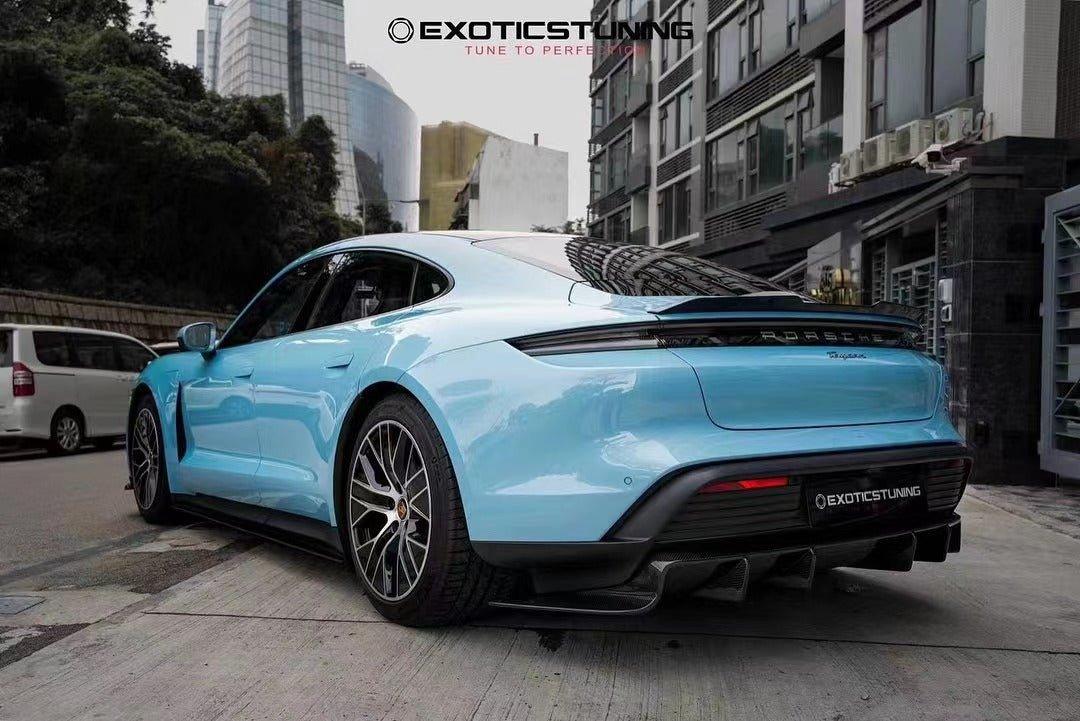 Future Design FD Carbon Fiber REAR SPOILER for Porsche Taycan Base & 4S & Turbo & Turbo S