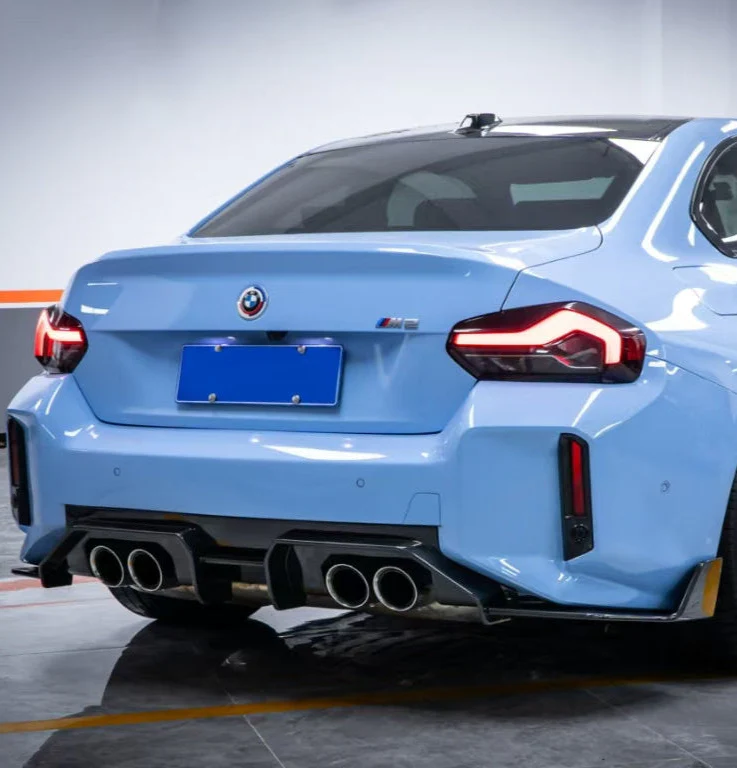 TAKD Carbon AD Style Rear Diffuser & Canards for BMW M2 / M2C G87 2023-ON Dry Pre-preg Carbon Fiber