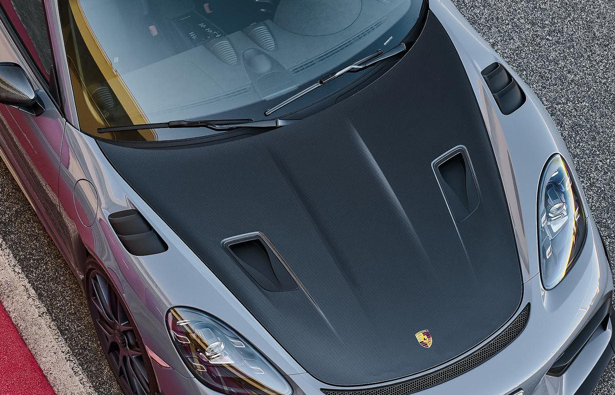 Aero Republic GT4RS Weissach 1:1 Style Hood Bonnet for Porsche 718 982 GT4RS Spyder RS 2017-ON Dry Pre-preg Carbon Fiber