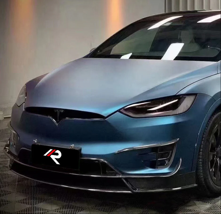 Aero Republic Front Lip for Tesla Model X P100D 100D 90D 75D 60D 2016-2021 Carbon Fiber