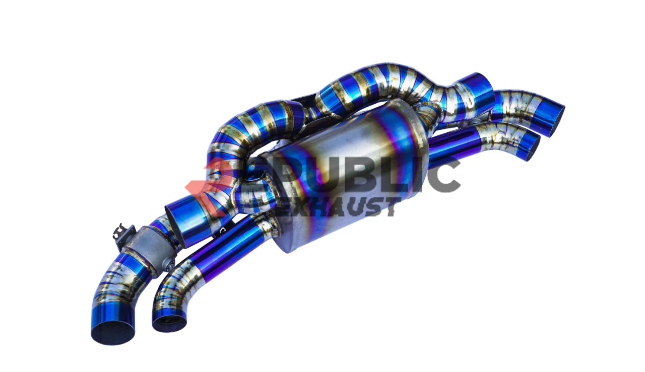 Republic Exhaust Axle-back Exhaust with Valve for Porsche 992.1 992.2 Carerra Base/S/T/4/4S/Targa 4/Targa 4S/GTS 2020-ON Titanium/Stainless Steel