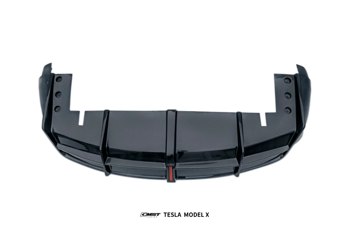 CMST Tuning V2 Rear Diffuser for Tesla Model X 2022-ON Carbon Fiber/FRP