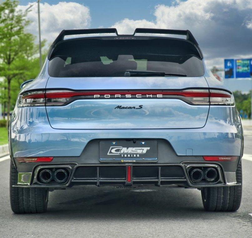CMST Tuning Rear Diffuser for Porsche Macan 95B.1 95B.2 GTS/Sport Edition/Turbo Carbon Fiber / FRP