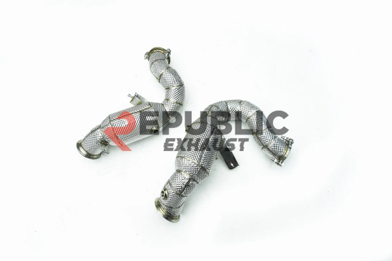 Republic Exhaust 100 & 200 & 300 CELL & Test Pipe/No Cat Downpipe for Porsche Macan 95B.1 S/GTS 2015-2018 Stainless Steel