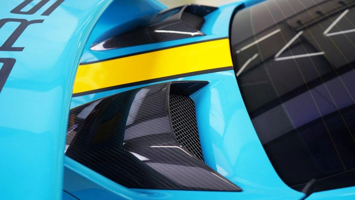 Karbel Carbon Rear Engine Cover Trim for Porsche 911 991.2 GT3 Pre-preg Carbon Fiber