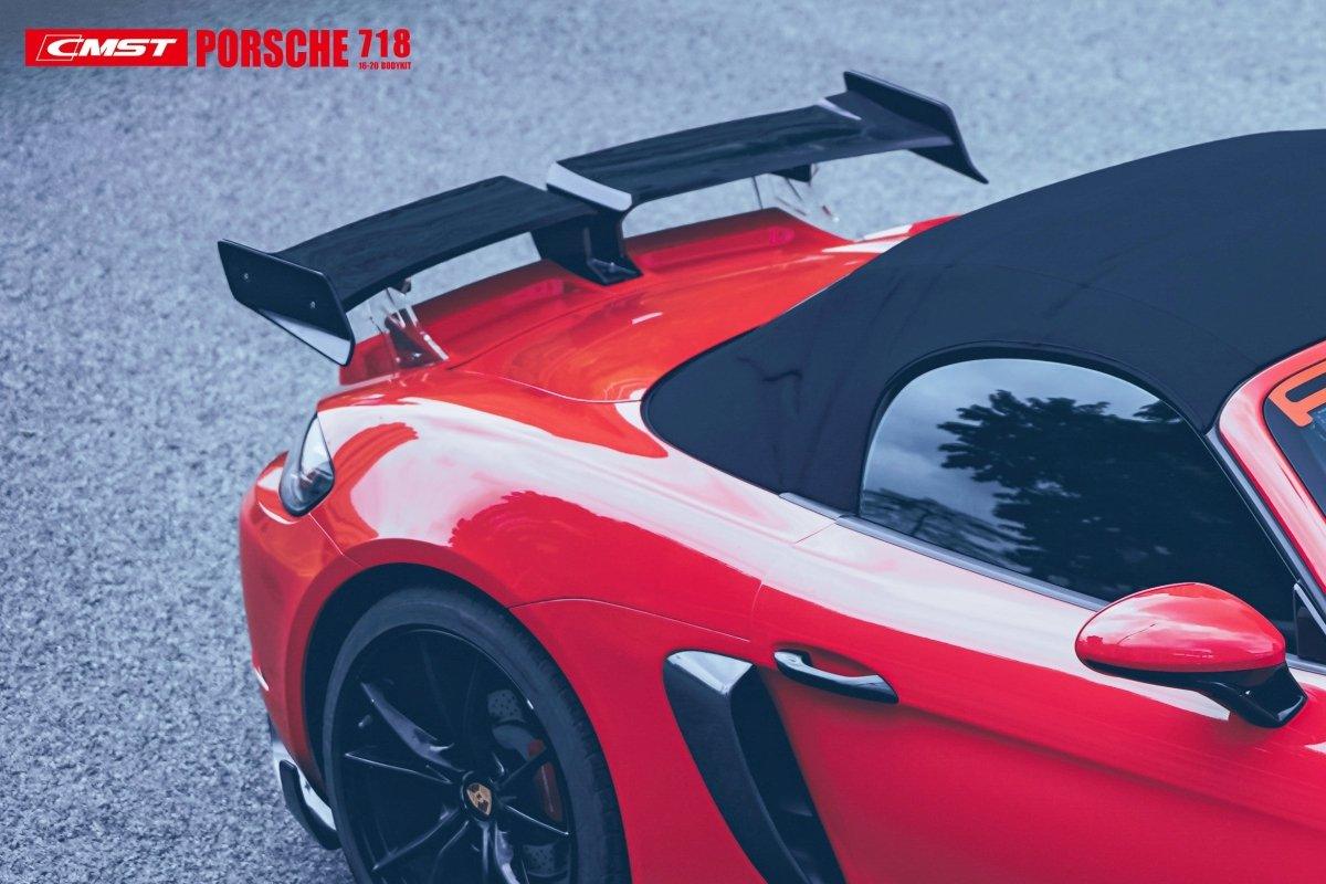 CMST Tuning Side Vents for Porsche 718 Cayman Boxster GT/S/4 Spyder Carbon Fiber/FRP