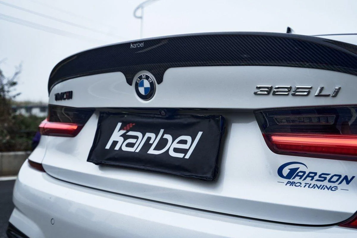 Karbel Carbon V1 Rear Spoiler for BMW M3 G80 & 3 Series 330i M340i G20 Sedan Carbon Fiber