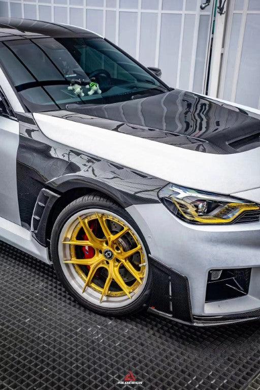 ArmorExtend AE V2 Front Fenders for BMW M2 & M2C G87 Pre-preg Carbon Fiber