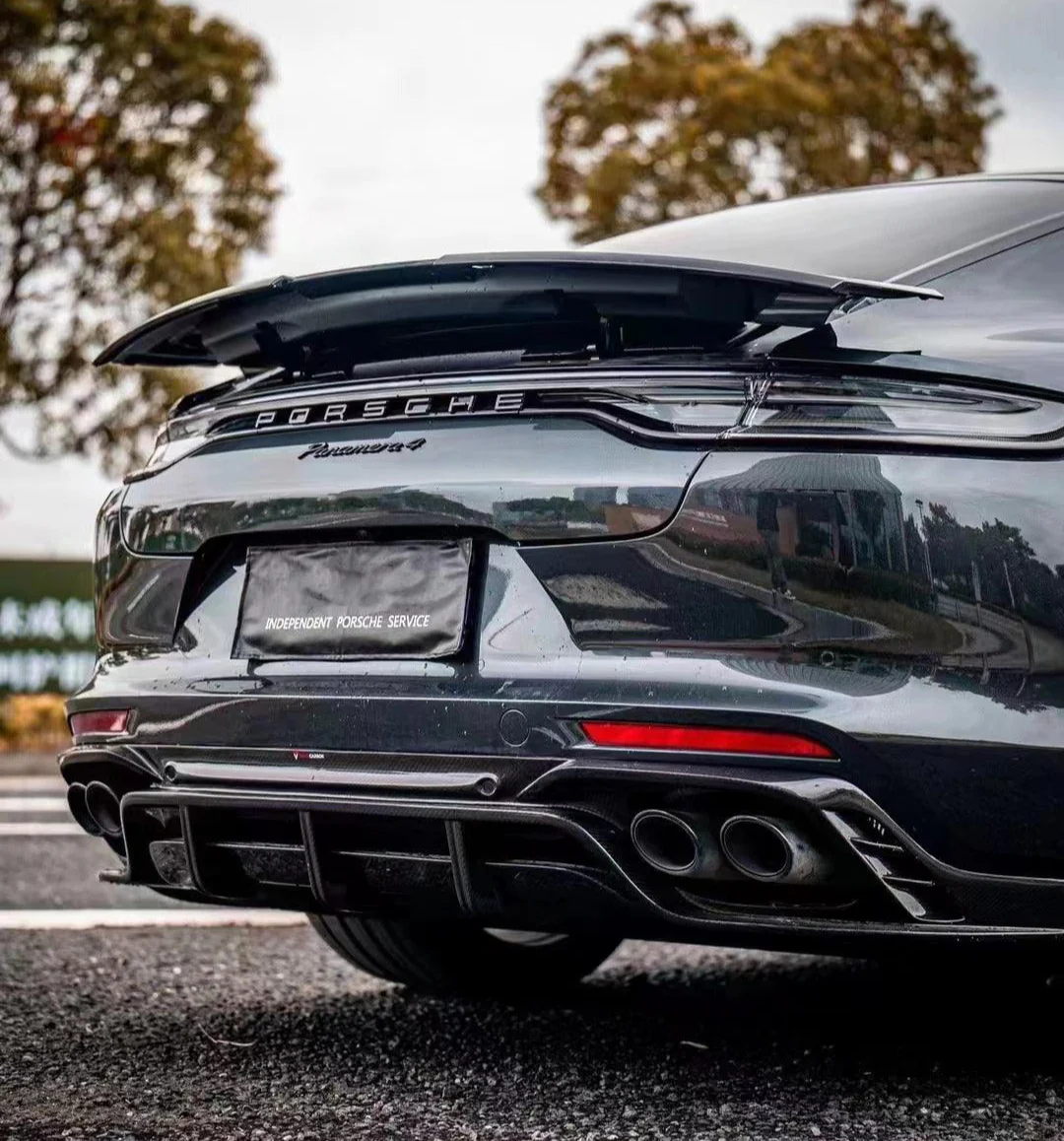 TAKD Carbon Rear Diffuser for Porsche Panamera RWD/Base/4/4S/GTS/Turbo/Turbo S 971.1 971.2 Carbon Fiber