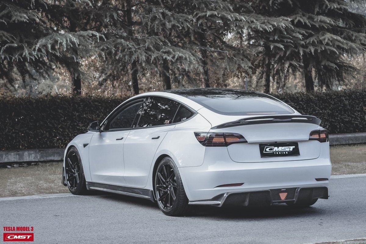 CMST Tuning V4 Rear Spoiler for Tesla Model 3 Performance/Base Sedan Carbon Fiber/FRP
