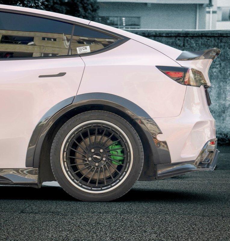 CMST Tuning Widebody Fender Flares Wheel Arches for Tesla Model Y 2020-2025 Carbon Fiber/FRP