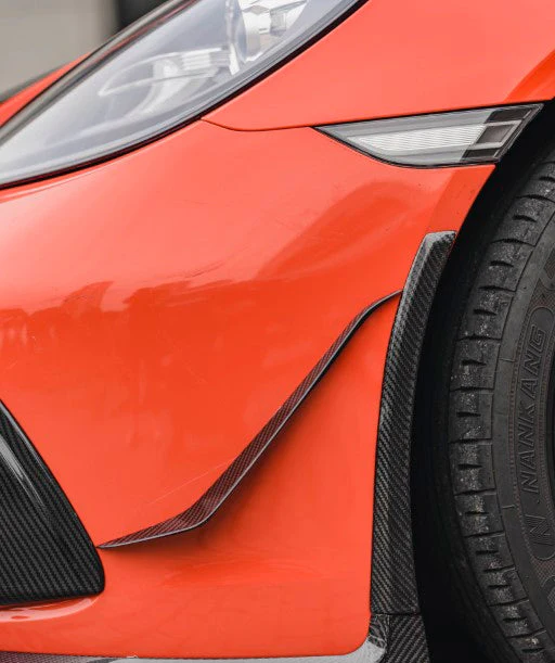 BCTXE Tuning Front Canards for Porsche 718 Cayman/Boxster GTS 2017-ON Dry Pre-preg Carbon Fiber