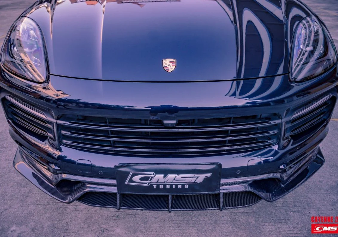 CMST Tuning Front Lip for Porsche Cayenne 9Y0 9Y0.1 9Y3 9Y3.1 Base/S Carbon Fiber/FRP