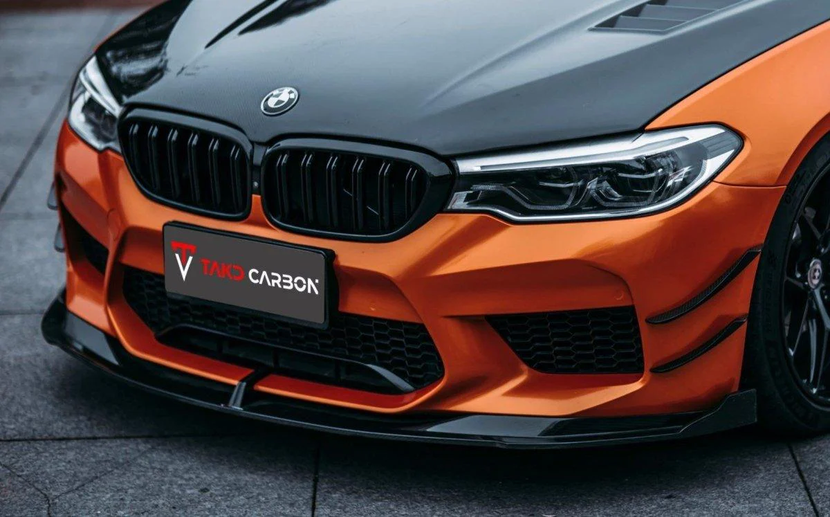 TAKD Carbon Front Lip for BMW M5 / M5C / M5CS F90 Pre-LCI 2018-2020 Carbon Fiber