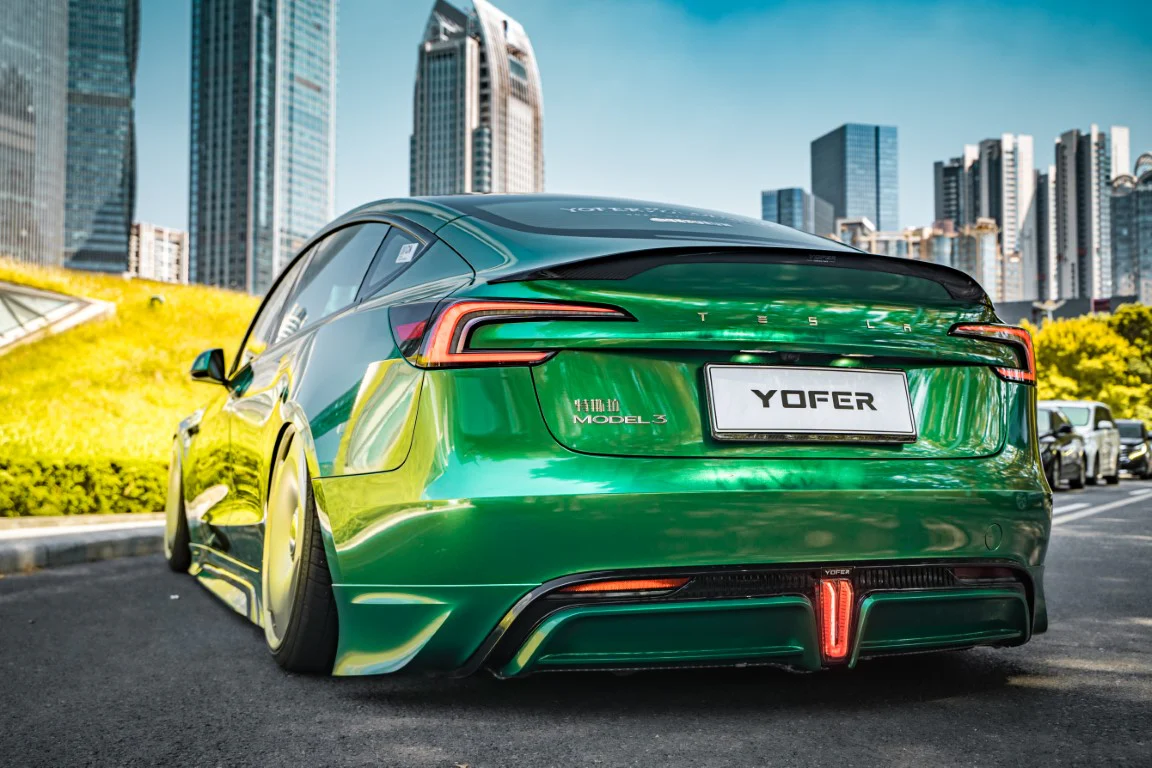 Yofer USA V2 Rear Diffuser & Canards for Tesla Model 3 Highland/Performance 2024-ON PP