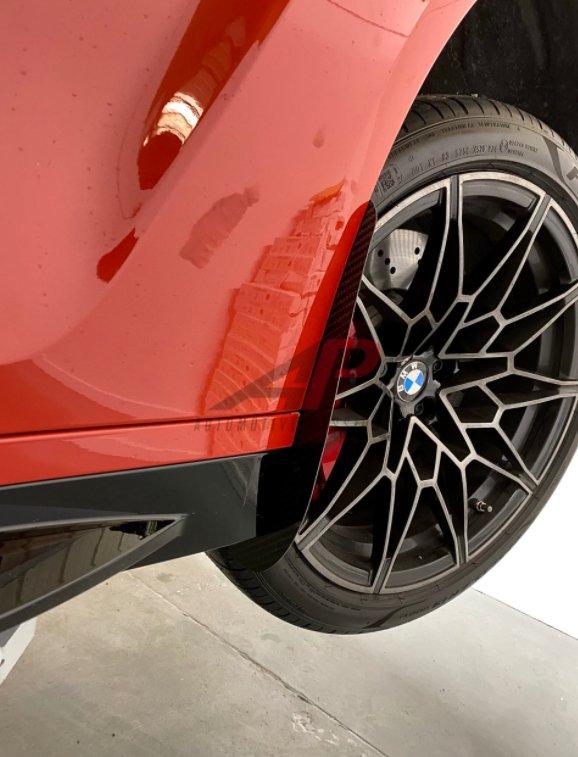 Automotive Passion BMW G80 M3/ G82 G83 M4 Front & Rear Carbon Fiber Arch Guards Mud Flaps PACKAGE