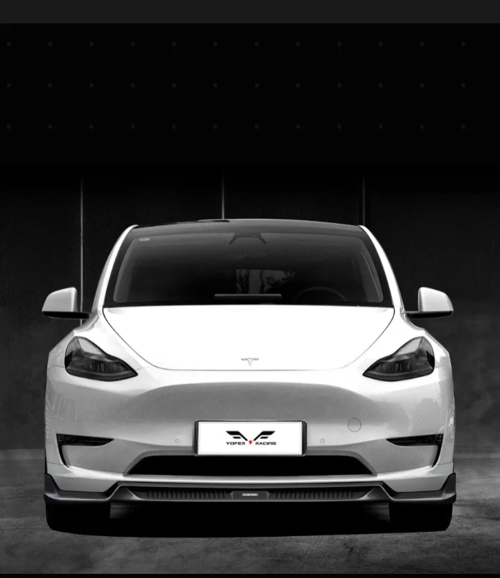 Yofer USA Loong Flames Pro Front Lip for Tesla Model Y / Performance 2020-2025 PP