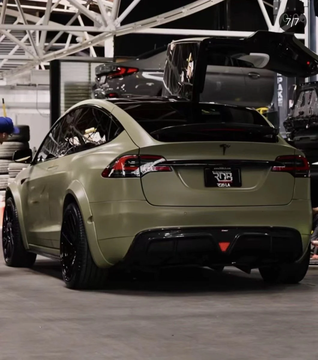 CMST Tuning Widebody Wheel Arches for Tesla Model X P100D Performance/Base Carbon Fiber/FRP