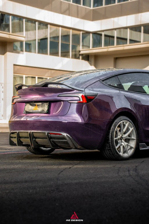 ArmorExtend V2 Rear Diffuser for Tesla Model 3 Highland / Performance 2024-ON Dry Pre-preg Carbon Fiber