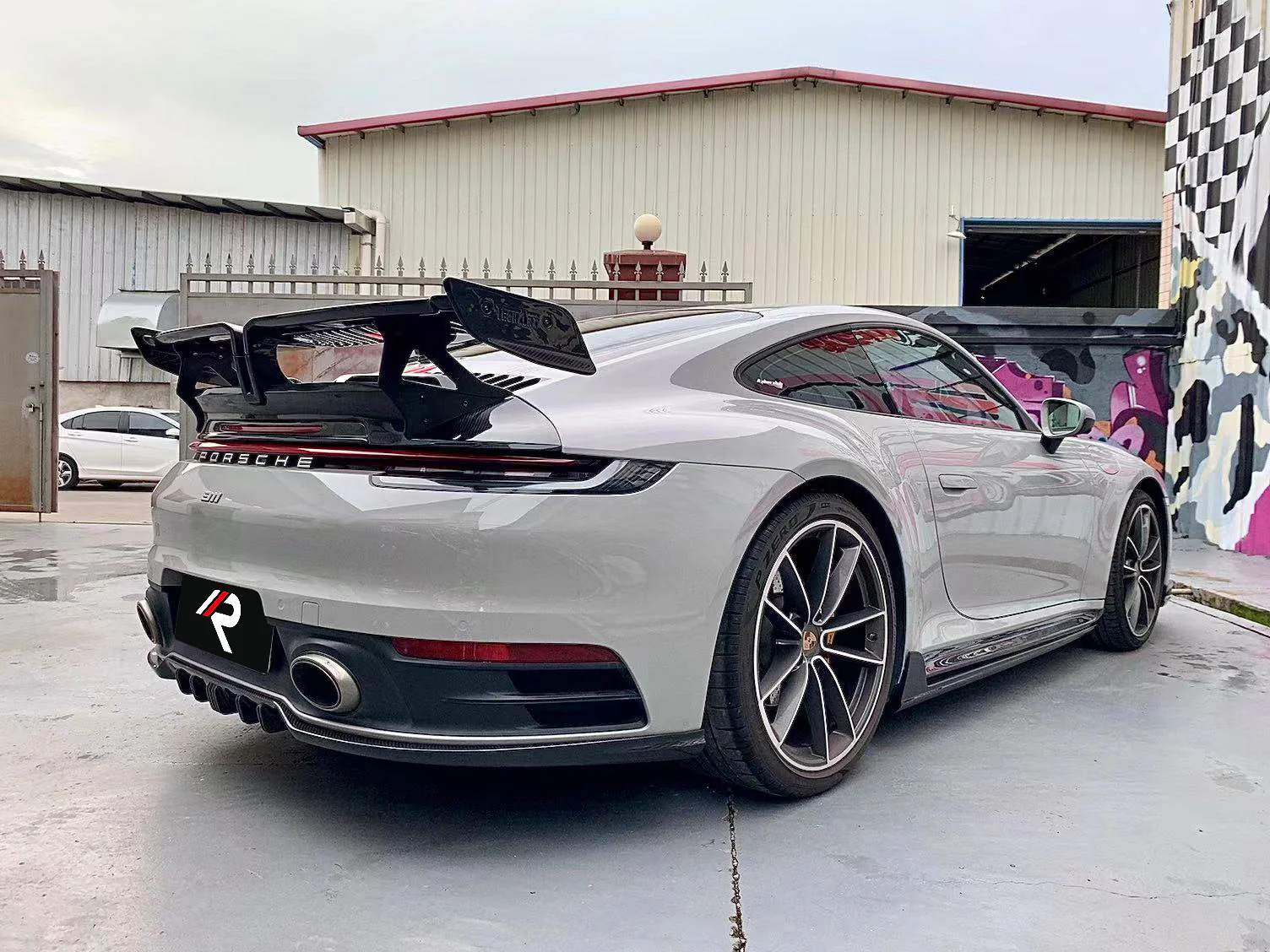 Aero Republic T-ART Style Side Skirts for Porsche 911 992.1 Carrera Base/S/T/4/4S/Targa 4/Targa 4S/GTS 2020-2024 Carbon Fiber/FRP