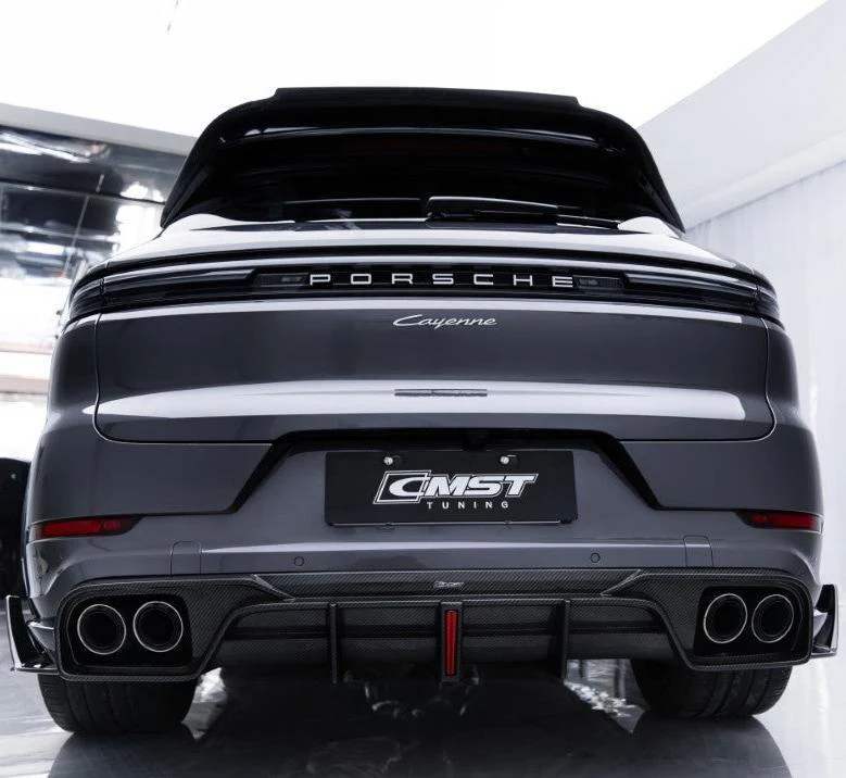 CMST Tuning Rear Diffuser & Canards for Porsche Cayenne 9Y0 9Y3 Carbon Fiber/FRP