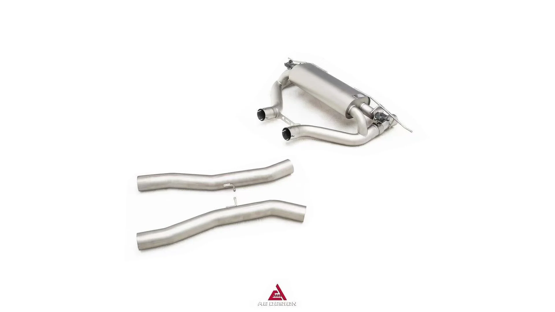 ArmorExtend Axle-back Exhaust Quadtips with Valve for BMW M3 G80/81 & M4 G82/83 2021-ON Titanium/Stainless Steel