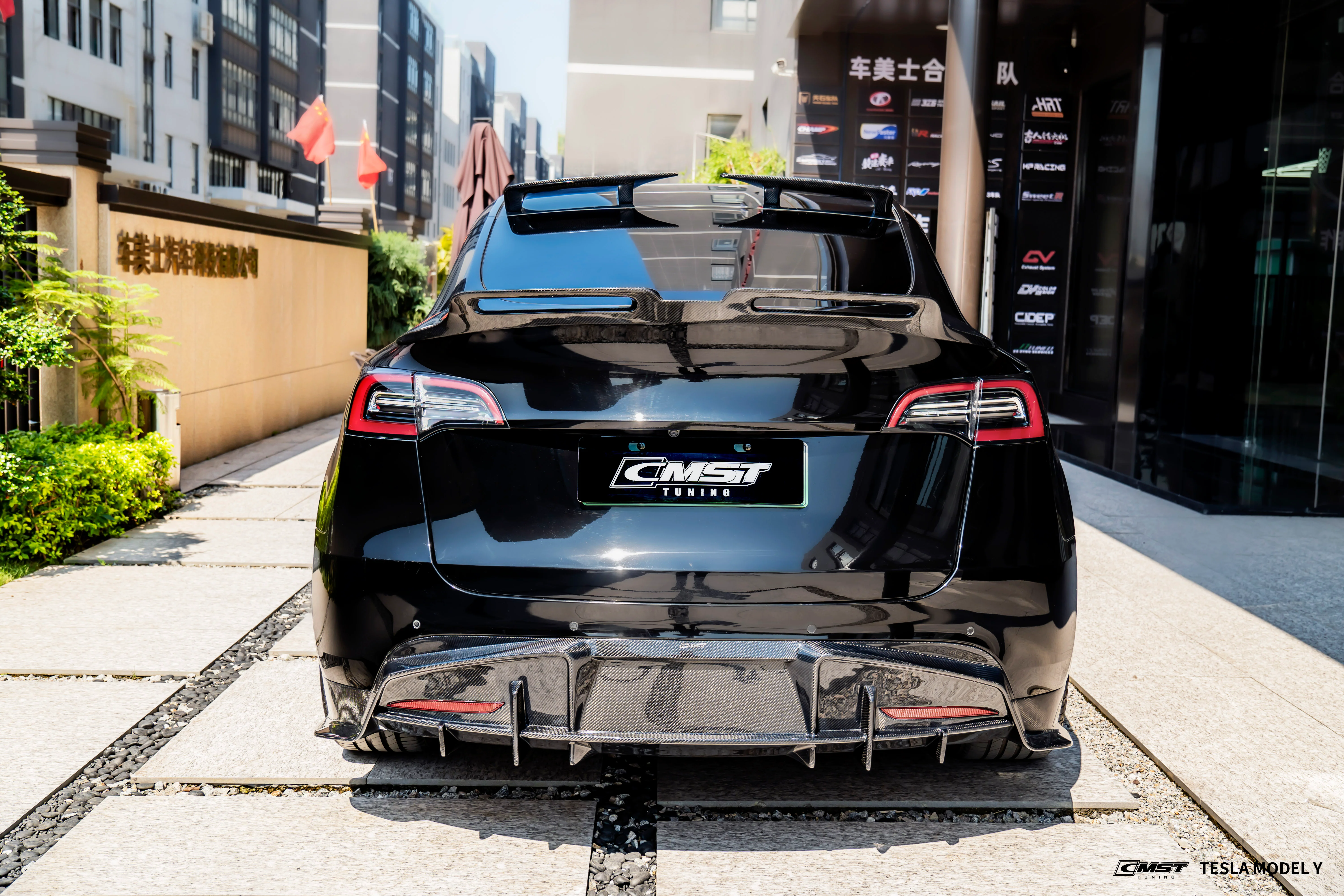 CMST Tuning Roof Spoiler for Tesla Model Y Performance AWD Long Range RWD Standard Carbon Fiber/FRP