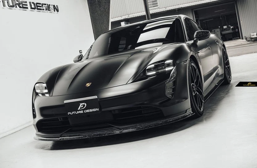 Future Design FD Carbon Fiber UPPER VALENCES for Porsche Taycan 4 & 4S
