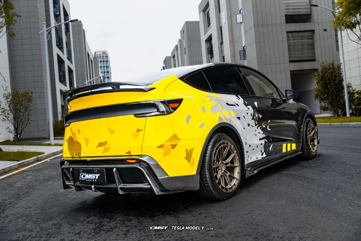 CMST Tuning V2 Rear Diffuser for Tesla Model Y Juniper 2026-ON Carbon Fiber / FRP