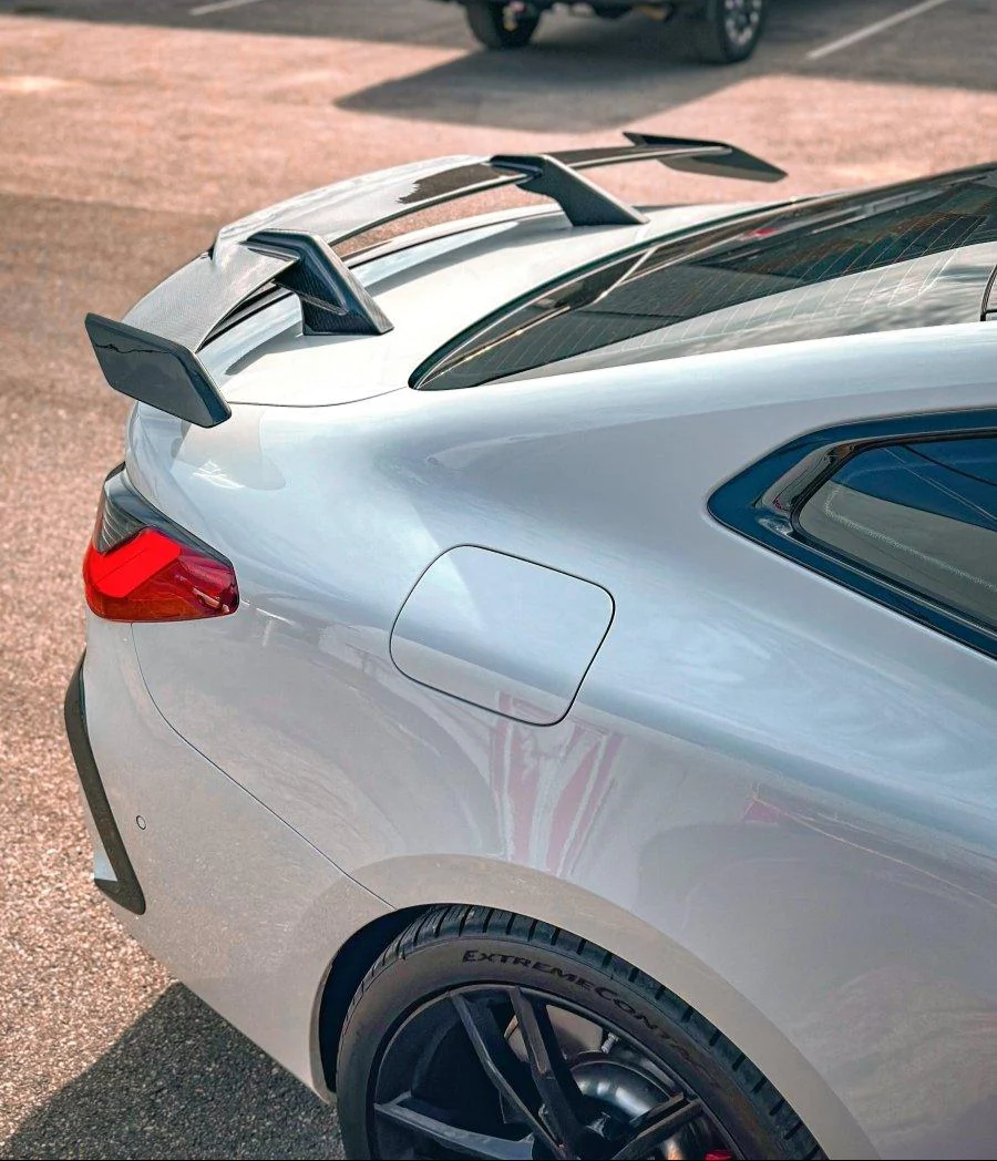 Future Design MP Style Rear Wing for BMW M4/C/CS G82 & I4 M50 & 4 Series Gran Coupe M440 G26 Carbon Fiber/FRP