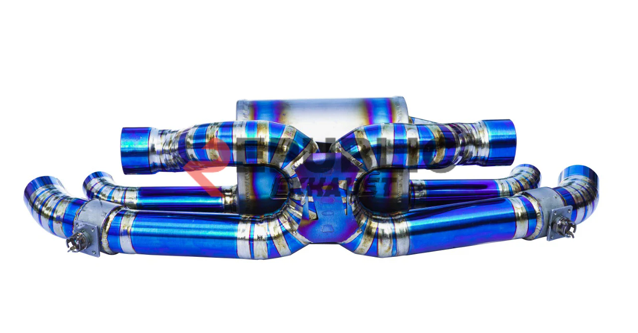 Republic Exhaust Axle-back Exhaust with Valve for Porsche 992.1 992.2 Carerra Base/S/T/4/4S/Targa 4/Targa 4S/GTS 2020-ON Titanium/Stainless Steel
