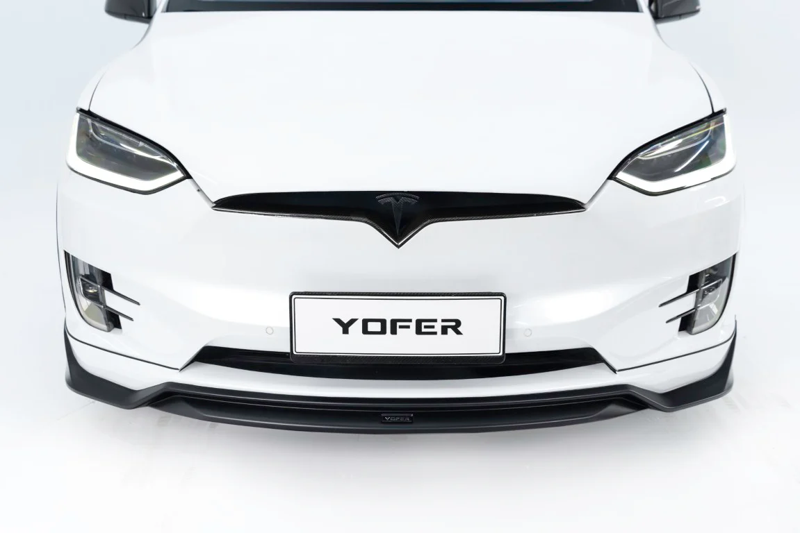 Yofer USA Front Lip for Tesla Model X PerformanceP100DLong Range Plus 2016-2021 PP Polypropylene