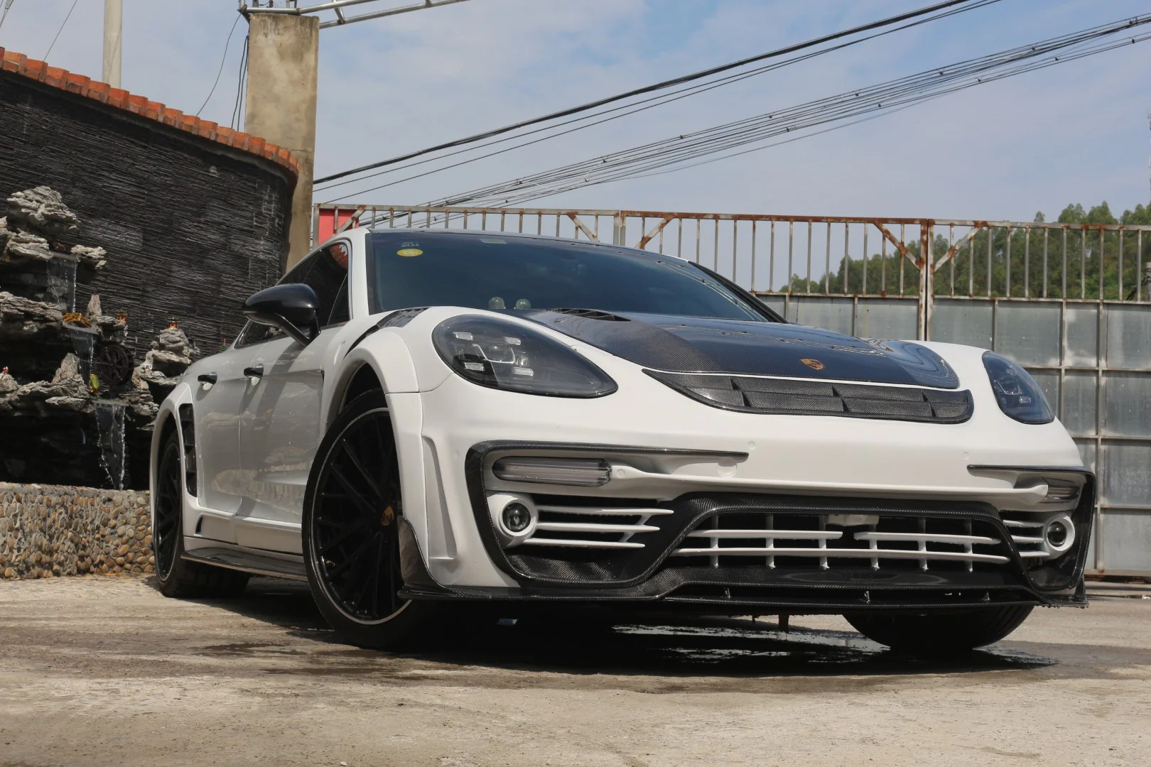 Aero Republic MSRY Style Front Bumper for Porsche Panamera 971.1 & 971.2 Base/4/4S/GTS/Turbo/Turbo S 2017-2023 Carbon Fiber