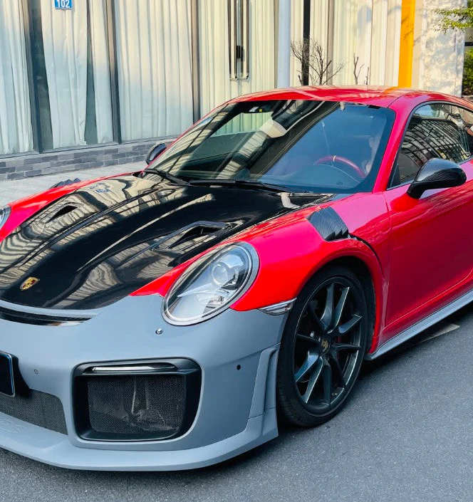 Dupont Tech Front Fenders for Porsche 911 991.1 991.2 Carerra S Targa 4 4S S GTS GT3 GT3RS Turbo PP Polypropylene/Dry Pre-preg Carbon Fiber