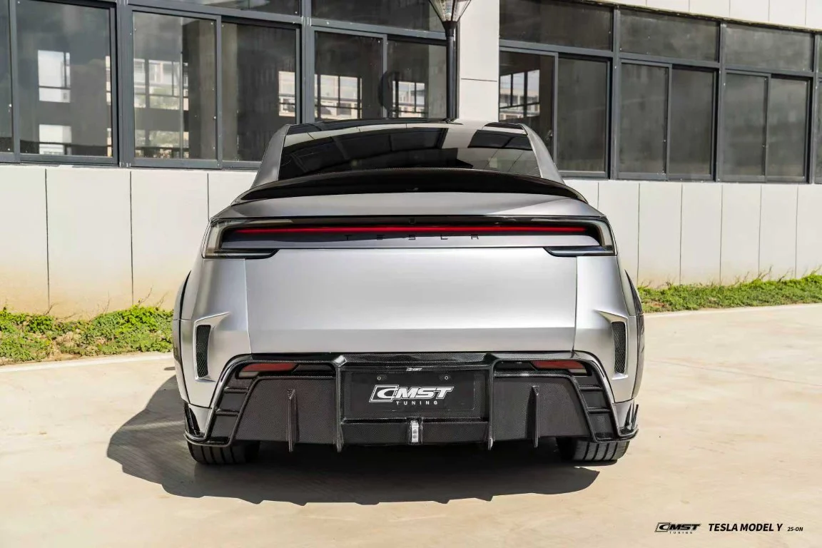 CMST Tuning Rear Bumper for Tesla Model Y Juniper Base 2026-ON Carbon Fiber / FRP