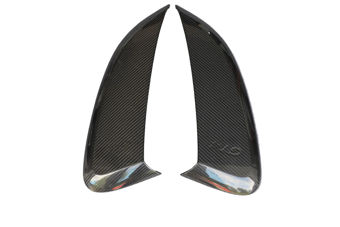 DuPont Tech Side Vents for GT4 Conversion Style Front Bumper Dry Pre-preg Carbon Fiber/ABS