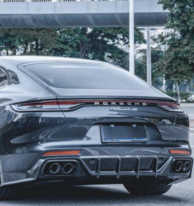 CMST Tuning V2 Rear Diffuser for Porsche Panamera 971 971.1 971.2 GTS/Turbo S Carbon Fiber/FRP