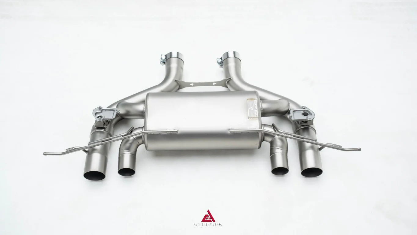 ArmorExtend Axle-back Exhaust with Valve for BMW M2C G87 2023-ON Stainless Steel/Titanium