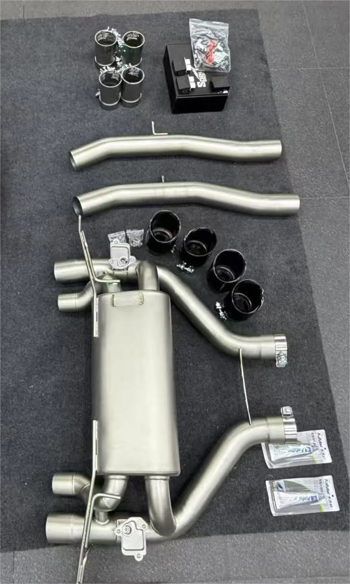 ArmorExtend GT4 Style Catback Exhaust with Valve for BMW M2C G87 2023-ON Stainless Steel/Titanium