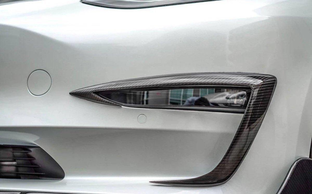Future Design Carbon Fiber UPPER VALENCES for Tesla Model 3