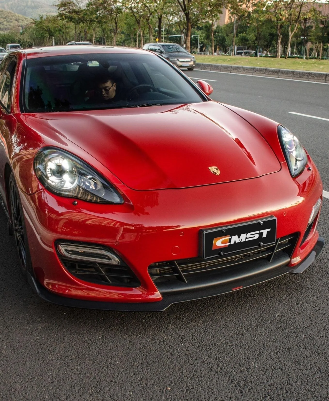 CMST Tuning Front Lip for Porsche Panamera 970 970.1 GTS 2010-2013 Carbon Fiber/FRP